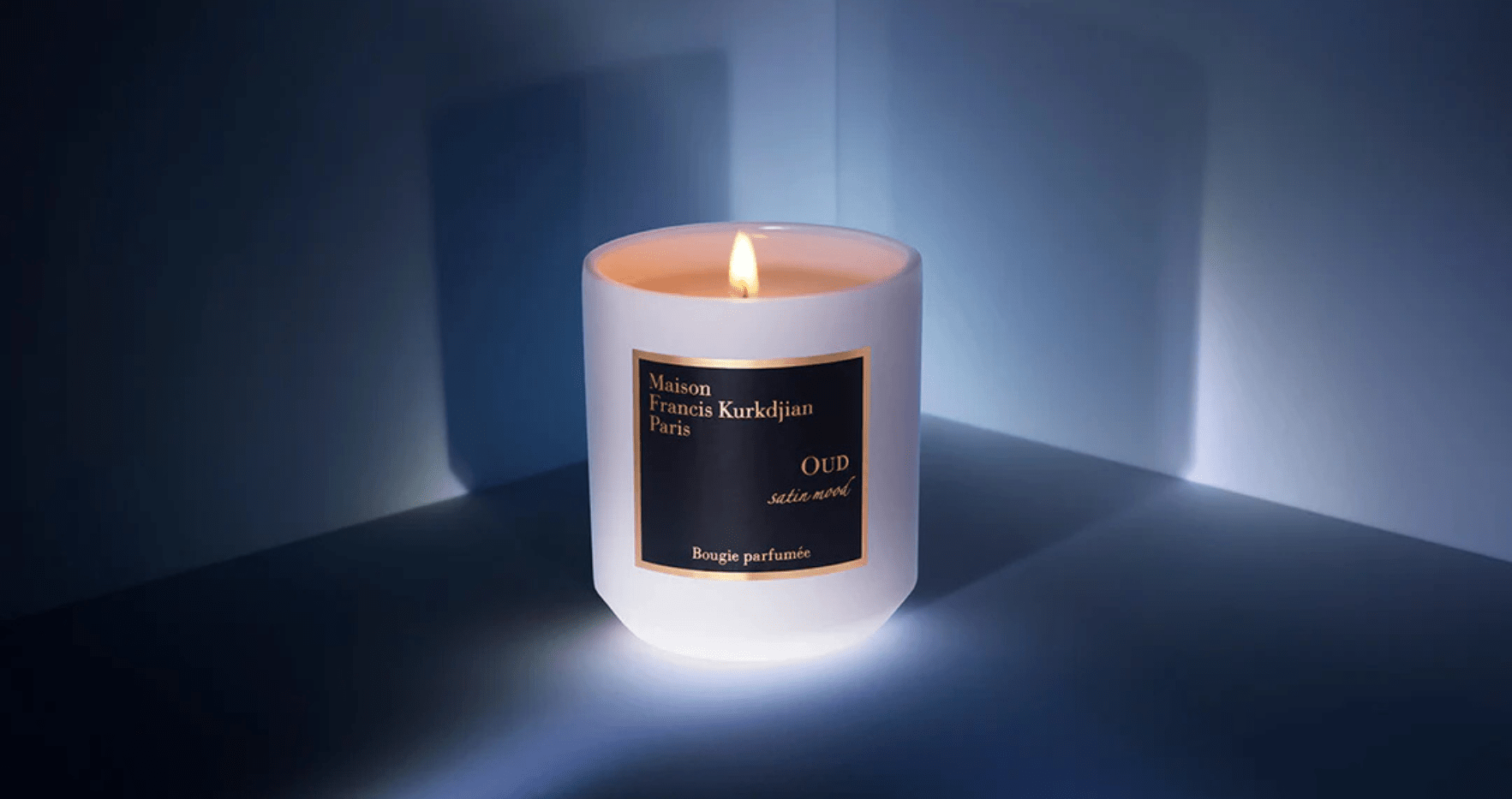Maison Francis Kurkdjian Oud Satin Mood Candle Extrait de Parfum Feature image