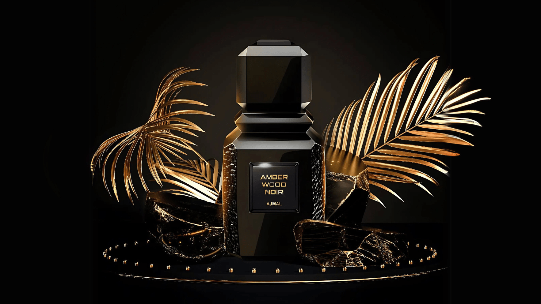 Ajmal Amber Wood Noir EDP Feature image